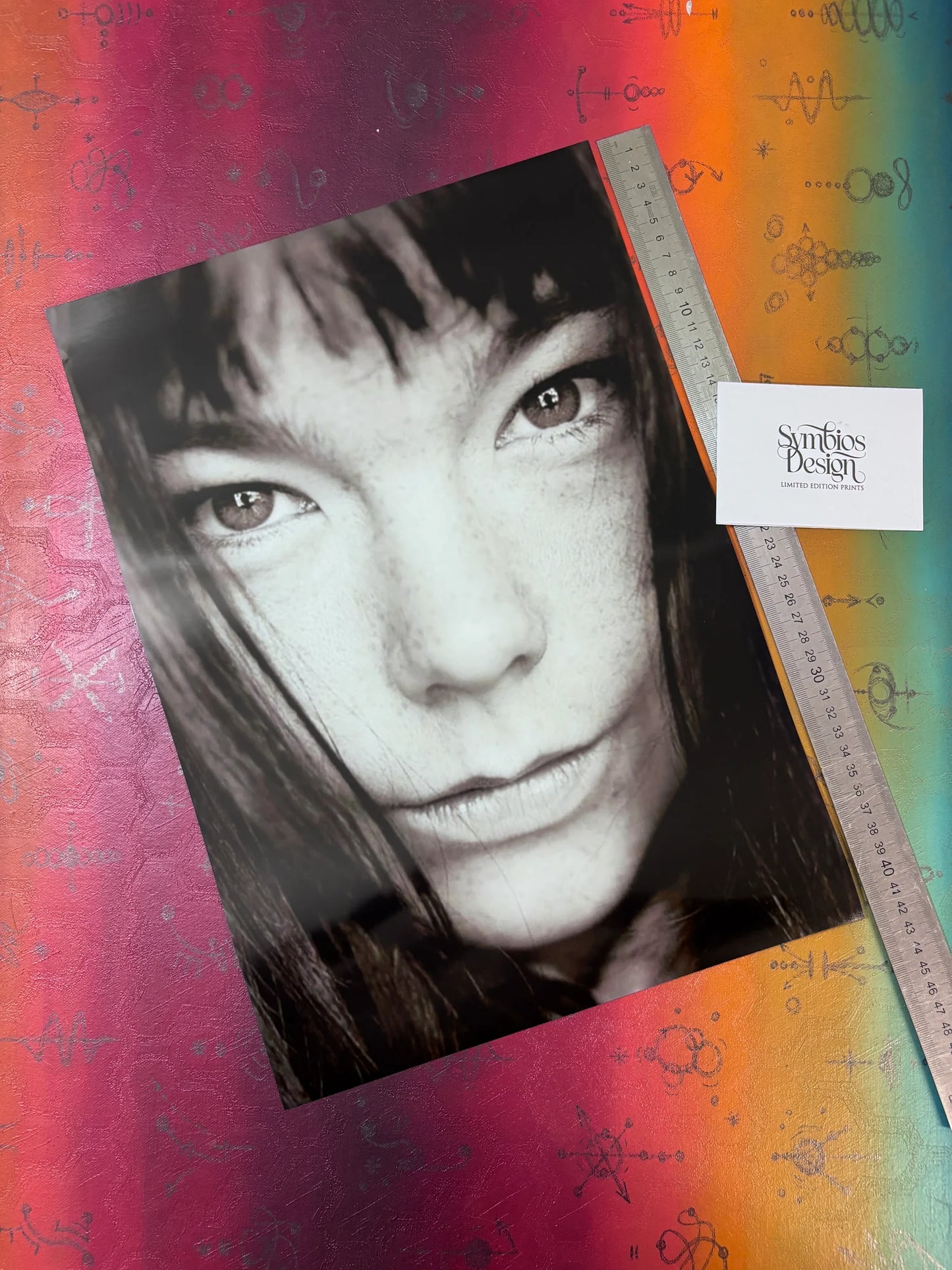 BJORK PORTRAIT 90'S - Symbios Design - Rare Glossy Print