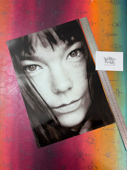 BJORK PORTRAIT 90'S - Symbios Design - Rare Glossy Print