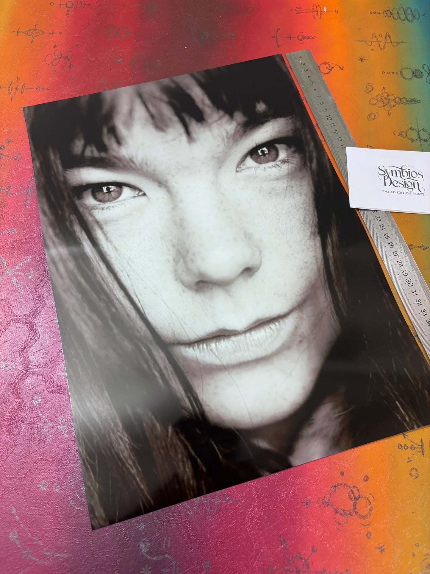 BJORK PORTRAIT 90'S - Symbios Design - Rare Glossy Print