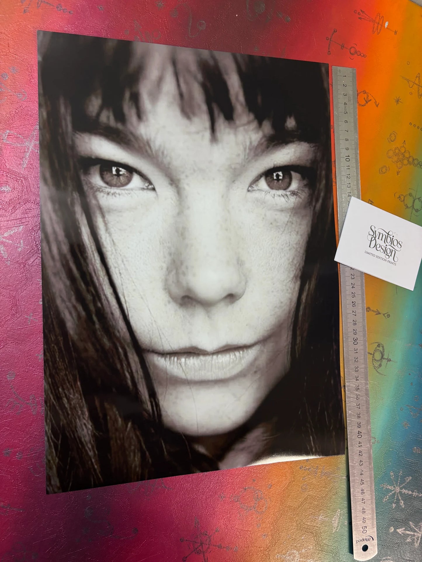 BJORK PORTRAIT 90'S - Symbios Design - Rare Glossy Print
