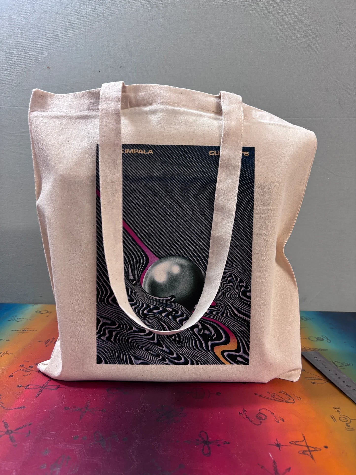 TAME IMPALA - CURRENTS - Tote Bag – Oeko-Tex Certified Cotton Reusable Bag