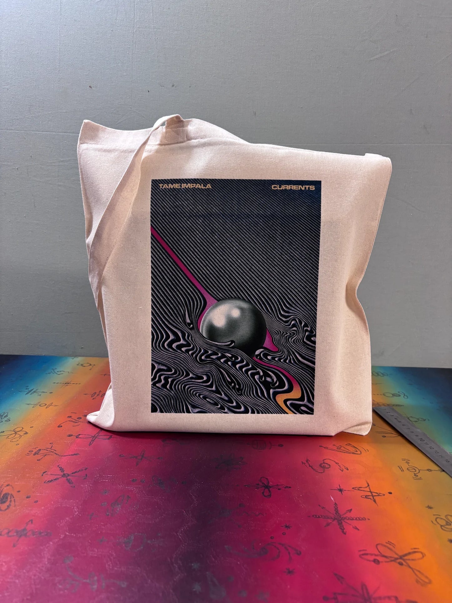 TAME IMPALA - CURRENTS - Tote Bag – Oeko-Tex Certified Cotton Reusable Bag