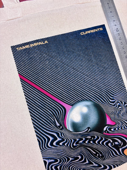 TAME IMPALA - CURRENTS - Tote Bag – Oeko-Tex Certified Cotton Reusable Bag