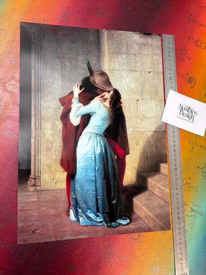 FRANCESCO HAYEZ - THE KISS - Symbios Design - Rare Glossy Print