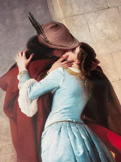 FRANCESCO HAYEZ - THE KISS - Symbios Design - Rare Glossy Print