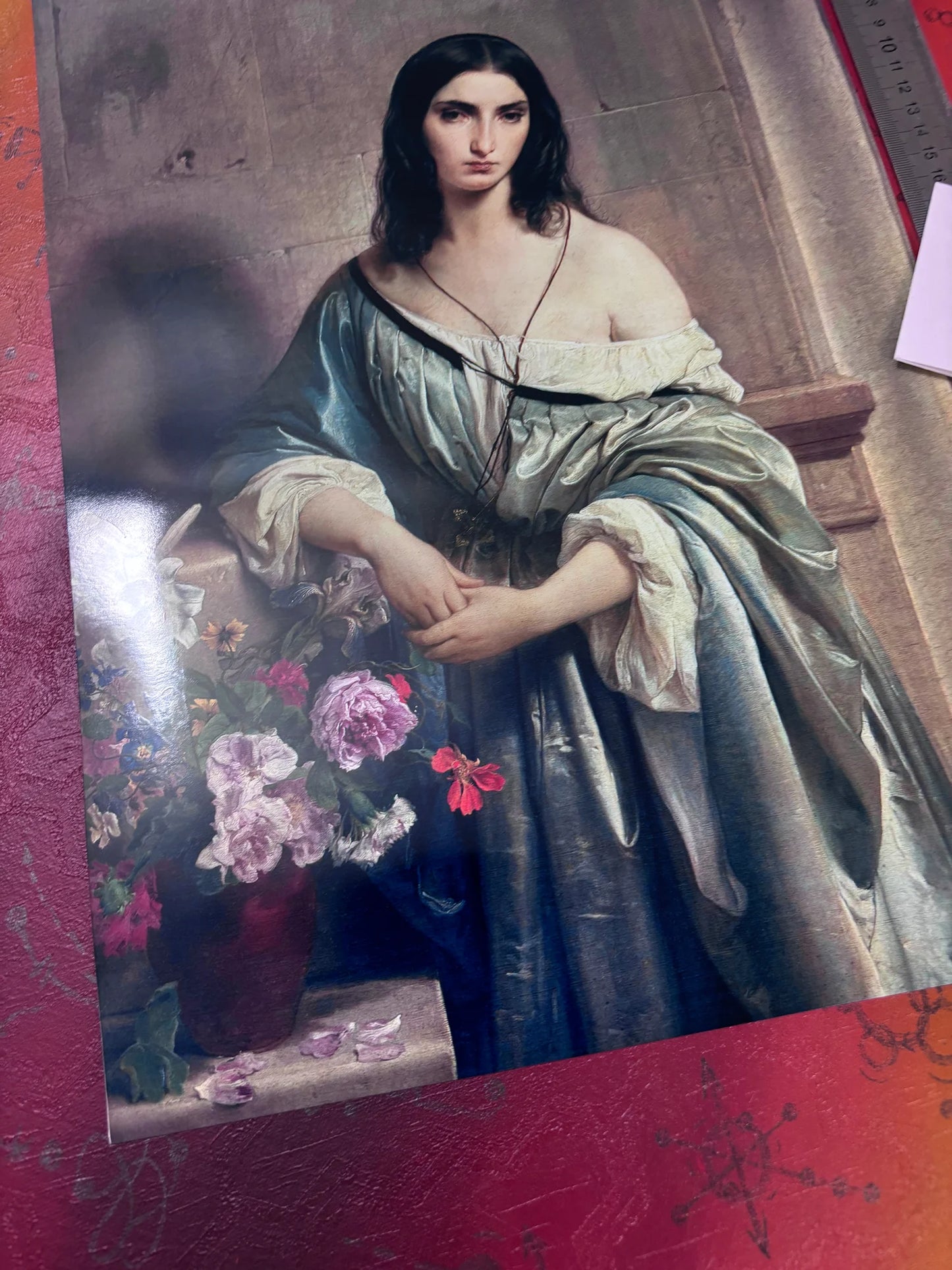 FRANCESCO HAYEZ - MELANCHOLIE - Symbios Design - Rare Glossy Print