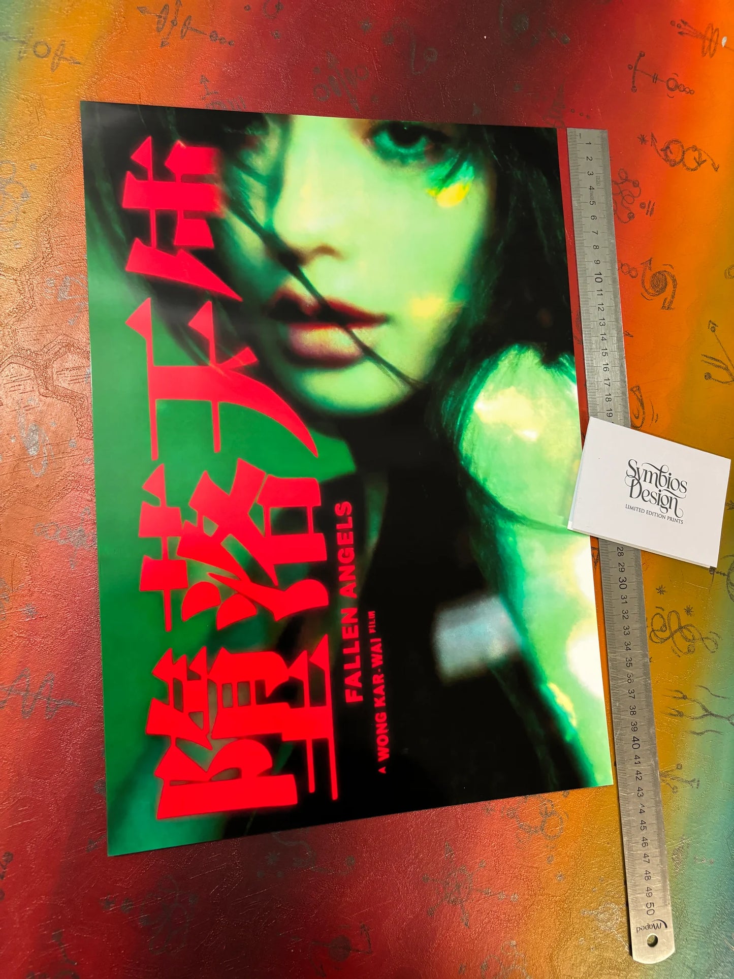 FALLEN ANGELS - ALTERNATIVE EDITION - Symbios Design - Rare Glossy Print