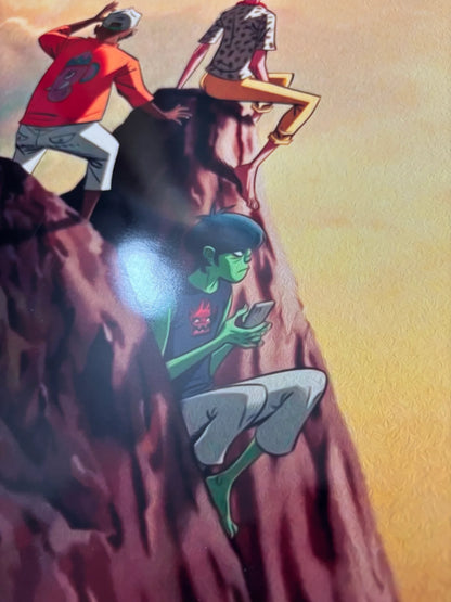GORILLAZ - THE MOUNTAIN - Symbios Design - Rare Glossy Print