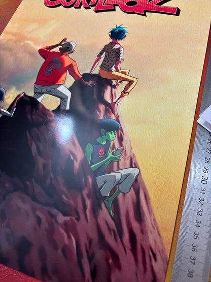 GORILLAZ - THE MOUNTAIN - Symbios Design - Rare Glossy Print