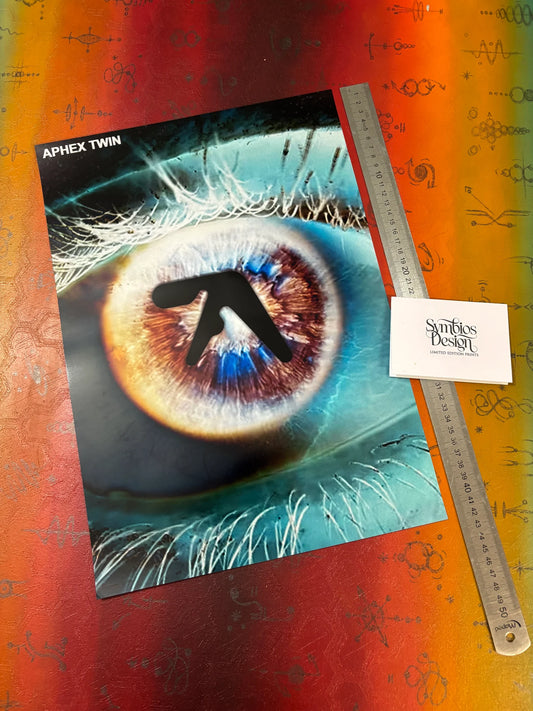 APHEX TWIN - Symbios Design - Rare Glossy Print