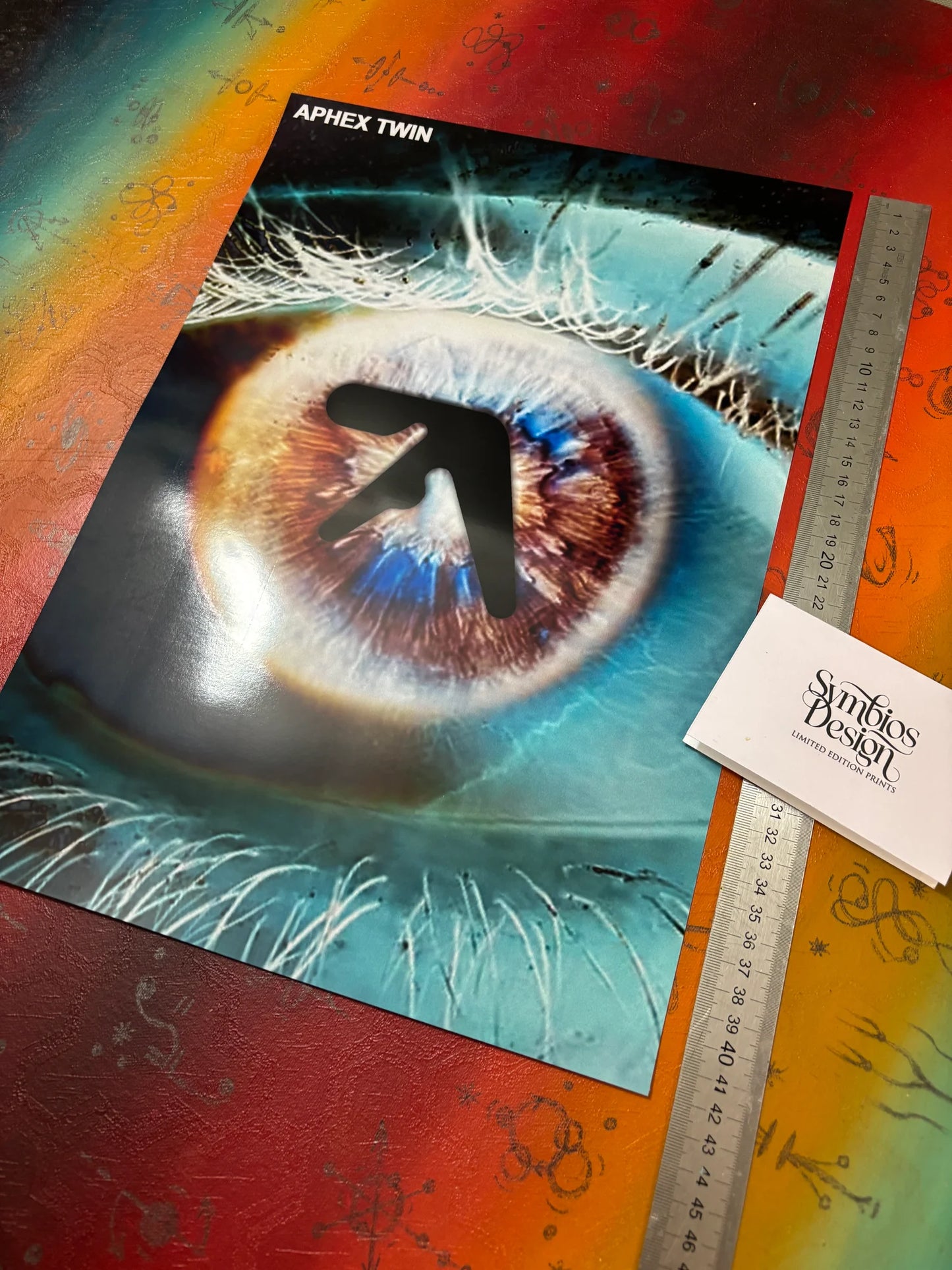 APHEX TWIN - Symbios Design - Rare Glossy Print