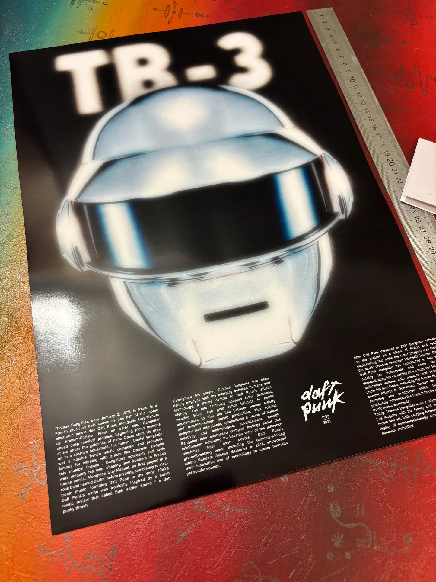 DAFT PUNK - POSTER DUO - Symbios Design - Rare Glossy Print