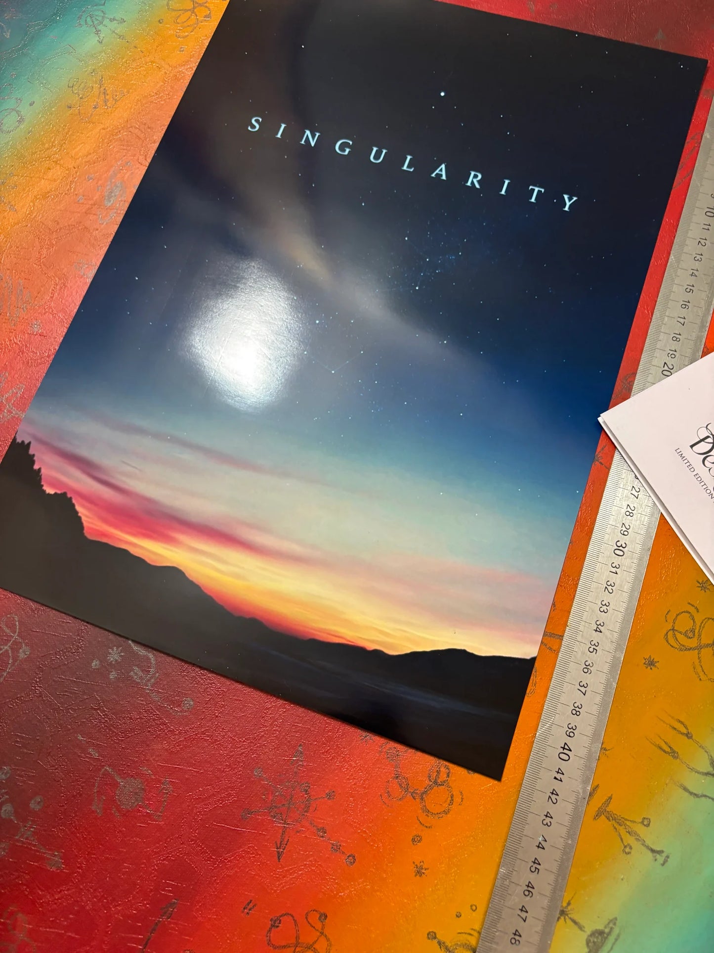 JON HOPKINS - SINGULARITY - Symbios Design - Rare Glossy Print