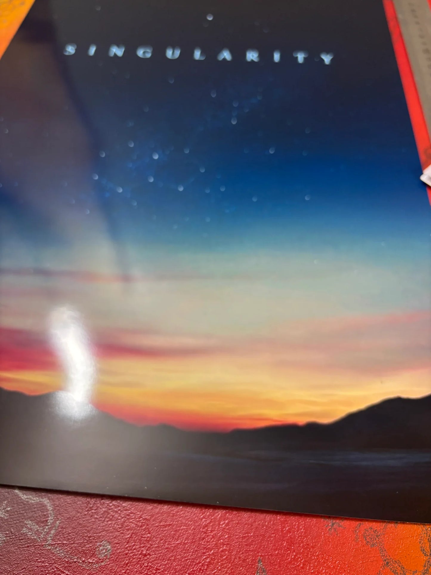 JON HOPKINS - SINGULARITY - Symbios Design - Rare Glossy Print