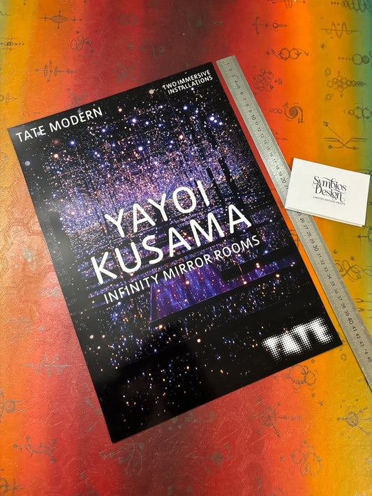 YOYOI KUSAMA - TATE - SYMBIOS DESIGN - AFFICHE PHOTO RARE