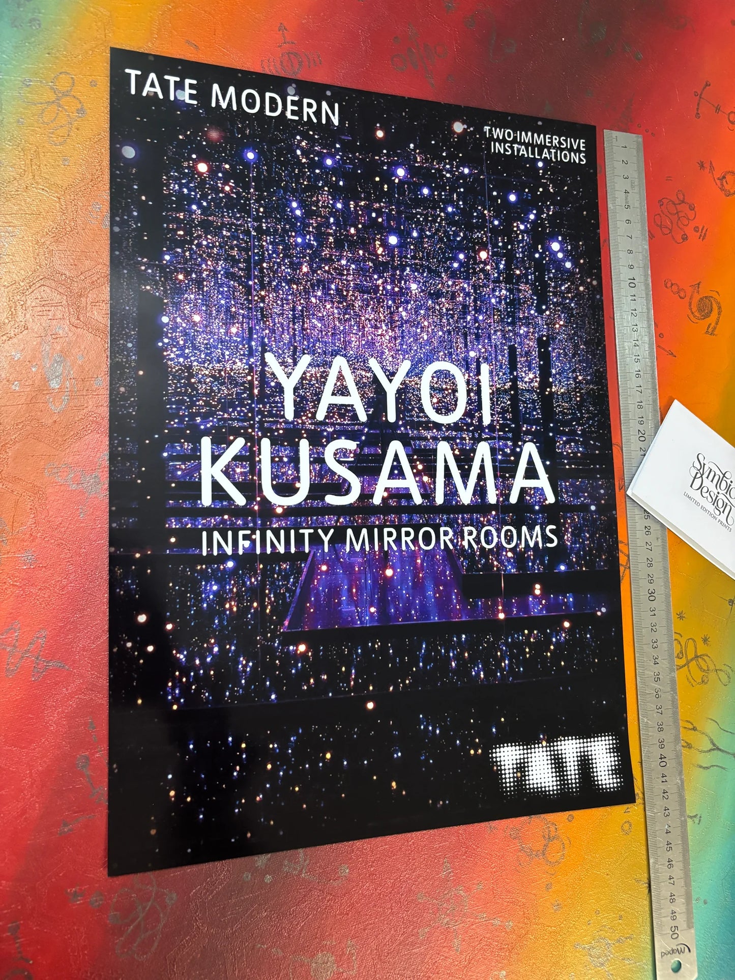 YOYOI KUSAMA - TATE - Symbios Design - Rare Glossy Print