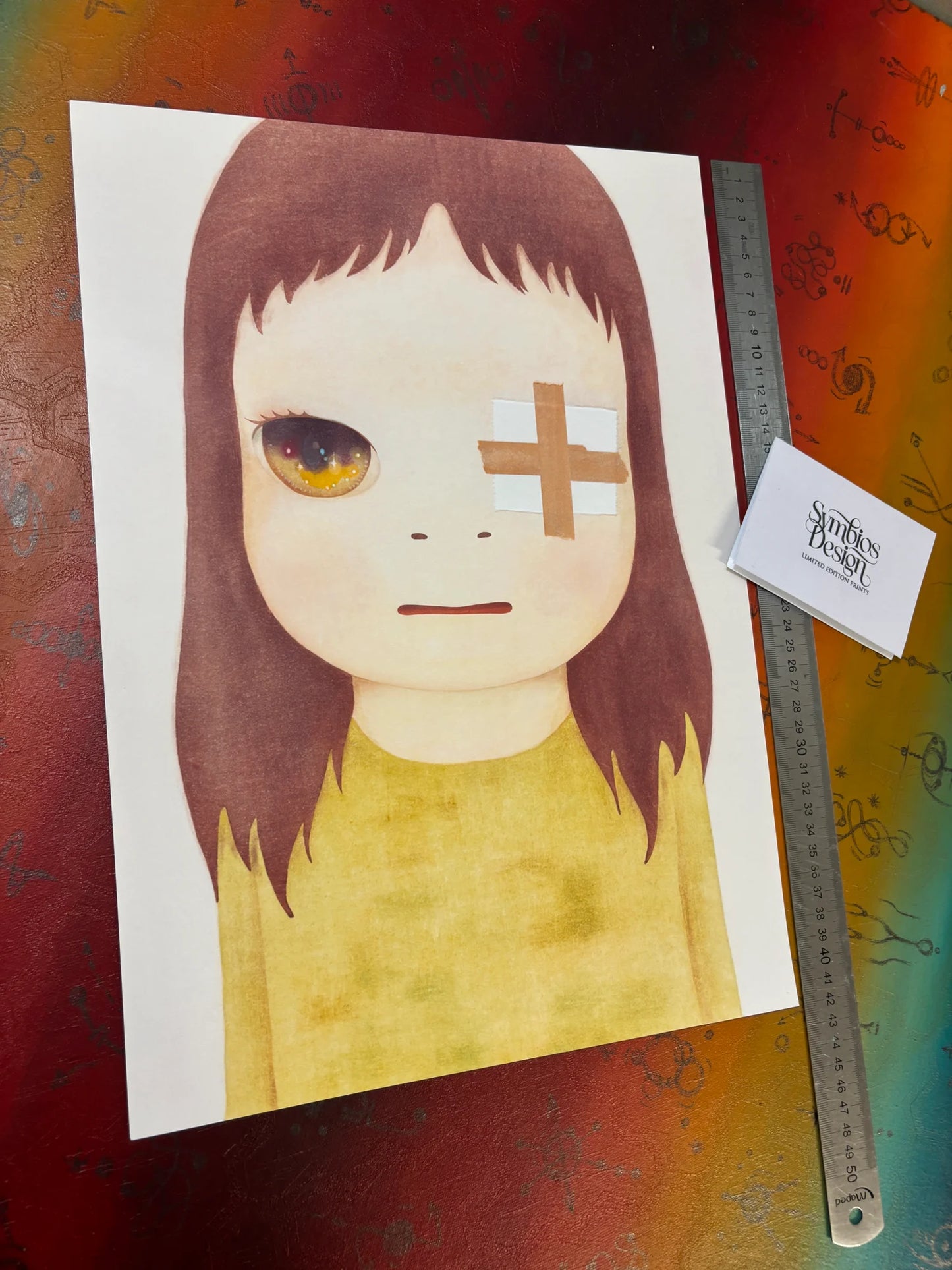 YOSHITOMO NARA - EYEPATCH - Symbios Design - Rare Glossy Print