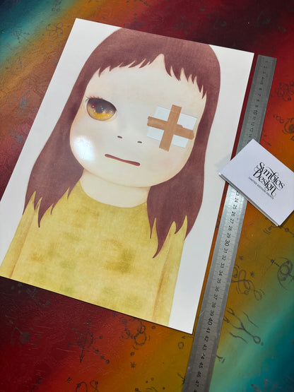 YOSHITOMO NARA - EYEPATCH - Symbios Design - Rare Glossy Print