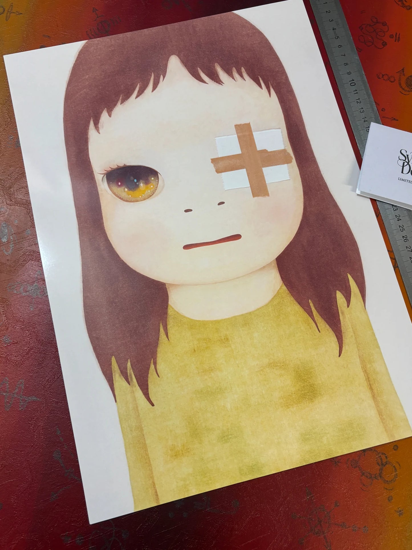 YOSHITOMO NARA - EYEPATCH - Symbios Design - Rare Glossy Print