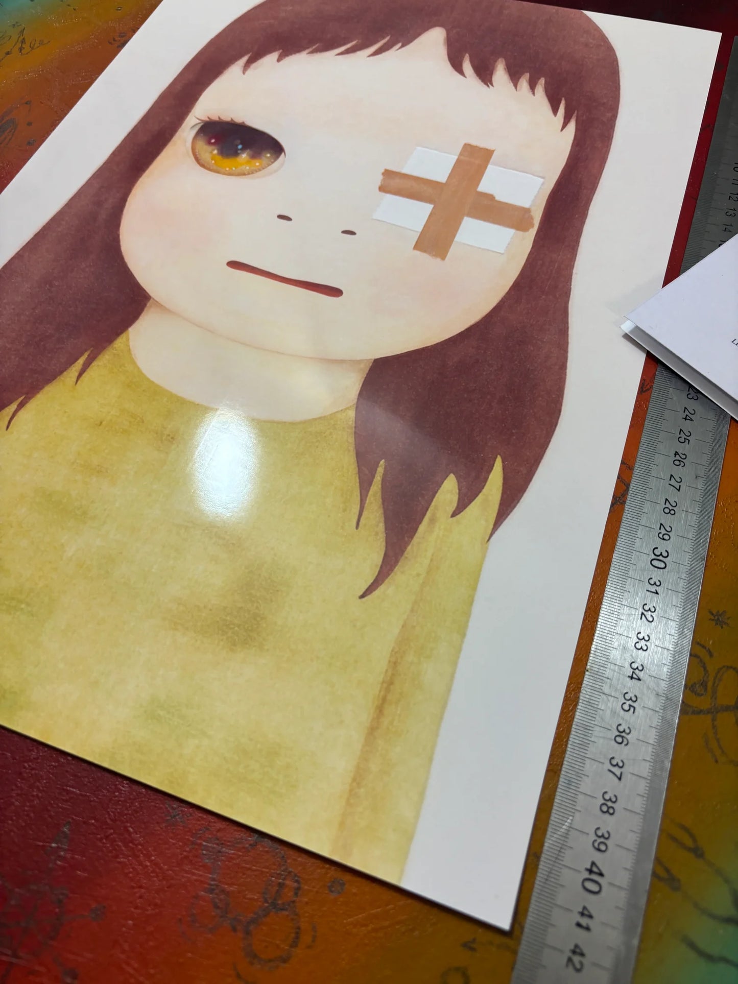 YOSHITOMO NARA - EYEPATCH - Symbios Design - Rare Glossy Print