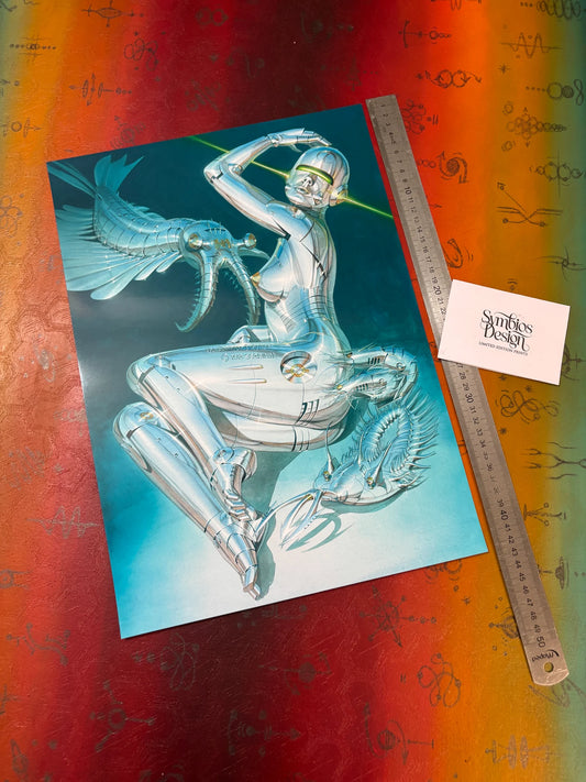 SORAYAMA - THE CAMBRIAN EXPLOSION - Symbios Design - Rare Glossy Print
