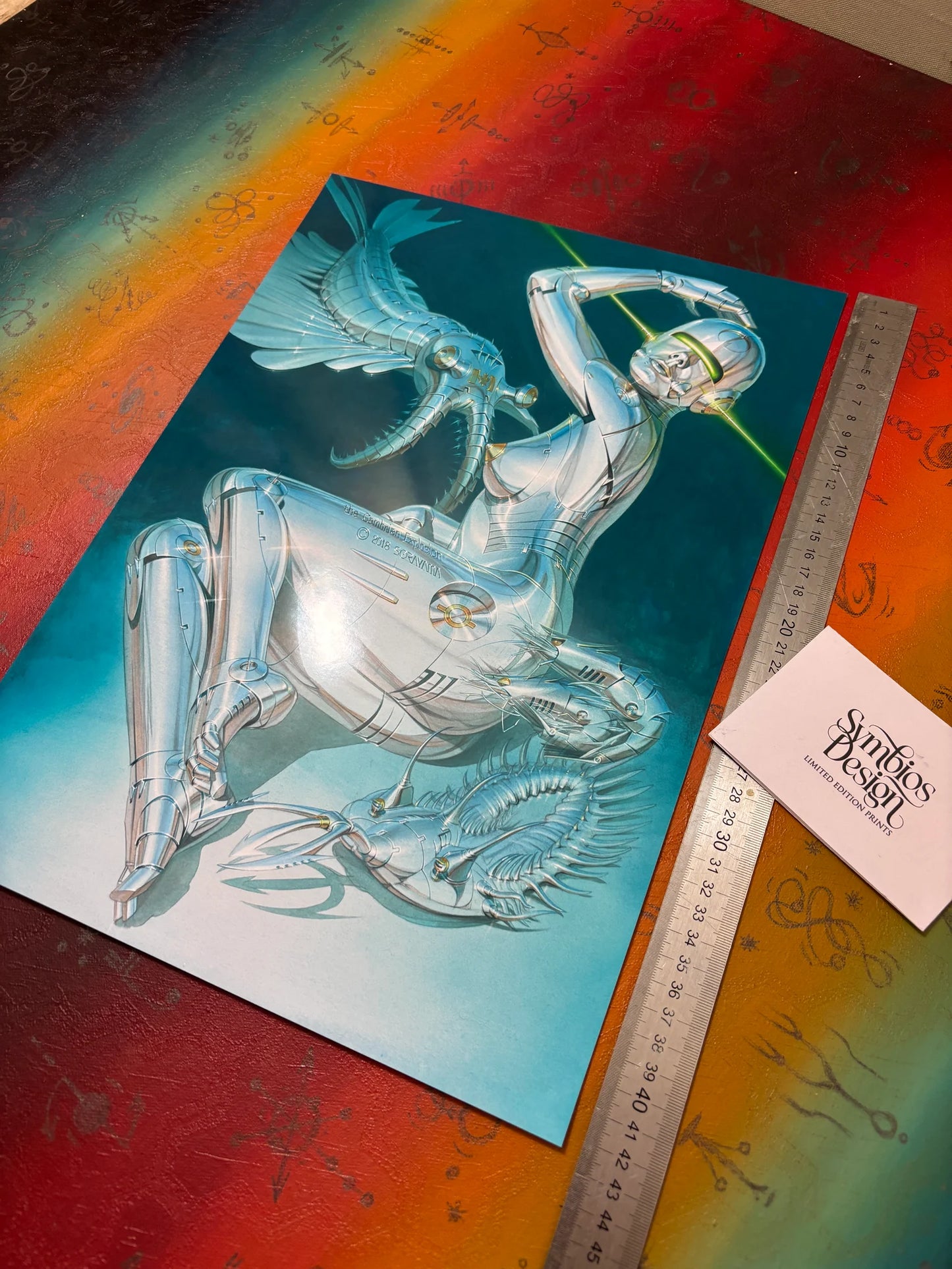 SORAYAMA - THE CAMBRIAN EXPLOSION - Symbios Design - Rare Glossy Print