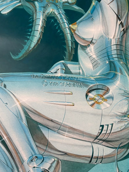 SORAYAMA - THE CAMBRIAN EXPLOSION - Symbios Design - Rare Glossy Print