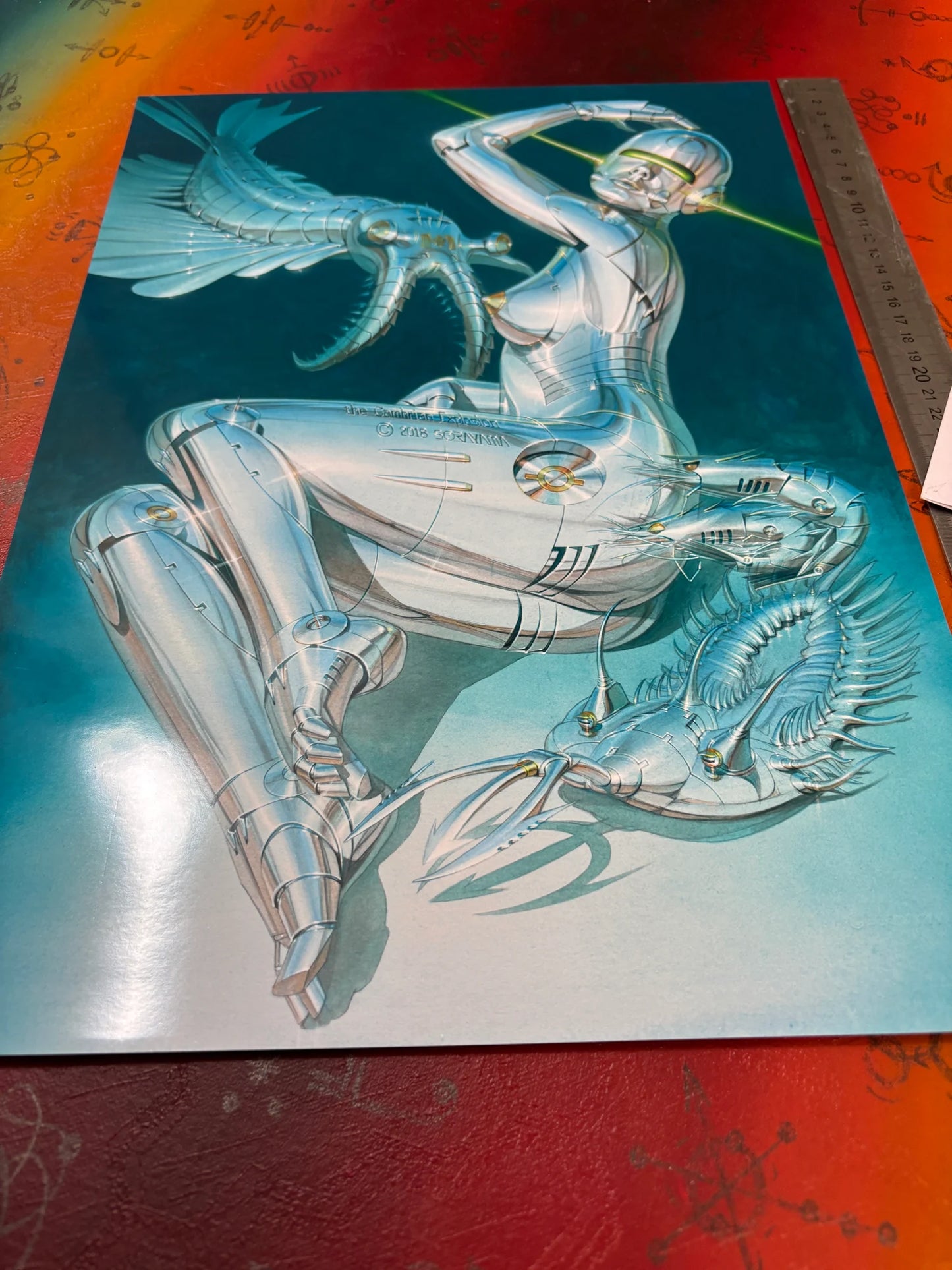 SORAYAMA - THE CAMBRIAN EXPLOSION - Symbios Design - Rare Glossy Print
