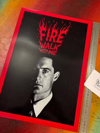 AGENT COOPER - FIRE WALK WITH ME TWIN PEAKS - Symbios Design - Rare Glossy Print
