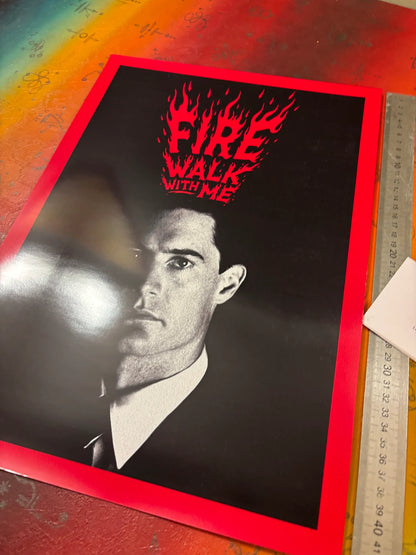 AGENT COOPER - FIRE WALK WITH ME TWIN PEAKS - Symbios Design - Rare Glossy Print