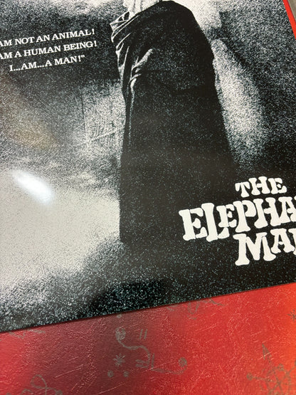 DAVID LYNCH - L'HOMME ÉLÉPHANT - AFFICHE D'ART BRILLANTE