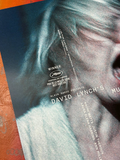 DAVID LYNCH - MULHOLLAND DRIVE - SYMBIOS DESIGN - AFFICHE PHOTO RARE