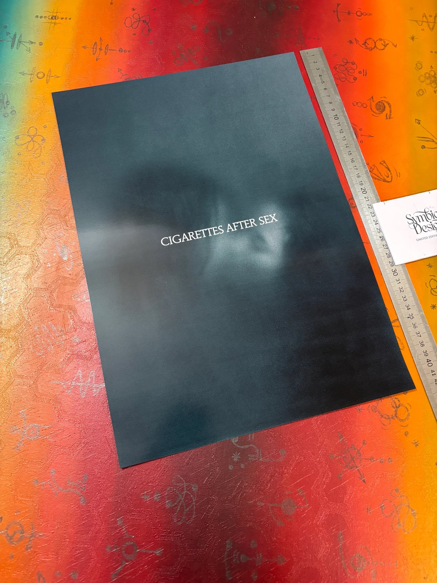 CIGARETTES APRÈS L'EXERCICE - II - DESIGN SYMBIOS - AFFICHE PHOTO RARE