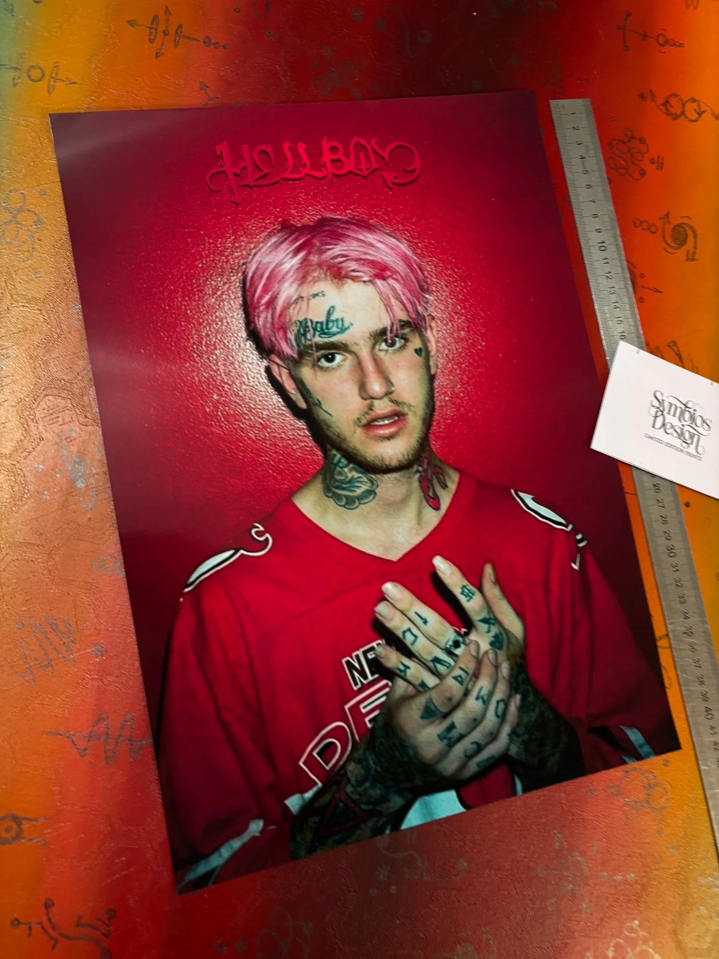 LIL PEEP - HELLBOY - Symbios Design - Rare Glossy Print