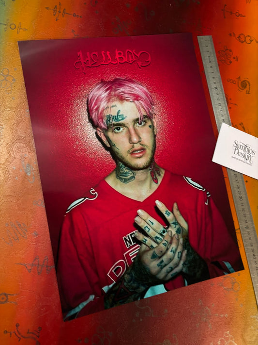 LIL PEEP - HELLBOY - Symbios Design - Rare Glossy Print