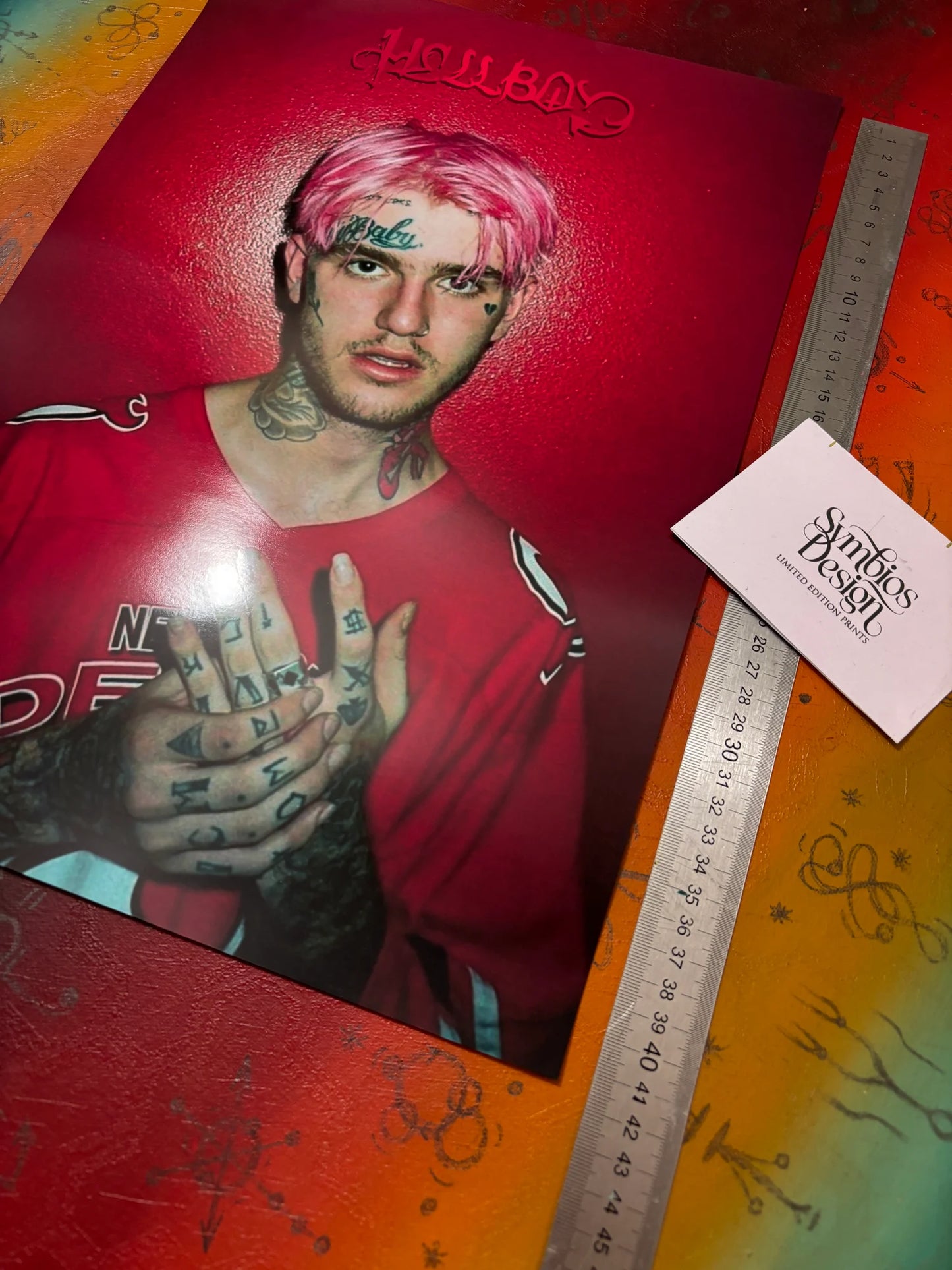 LIL PEEP - HELLBOY - Symbios Design - Rare Glossy Print