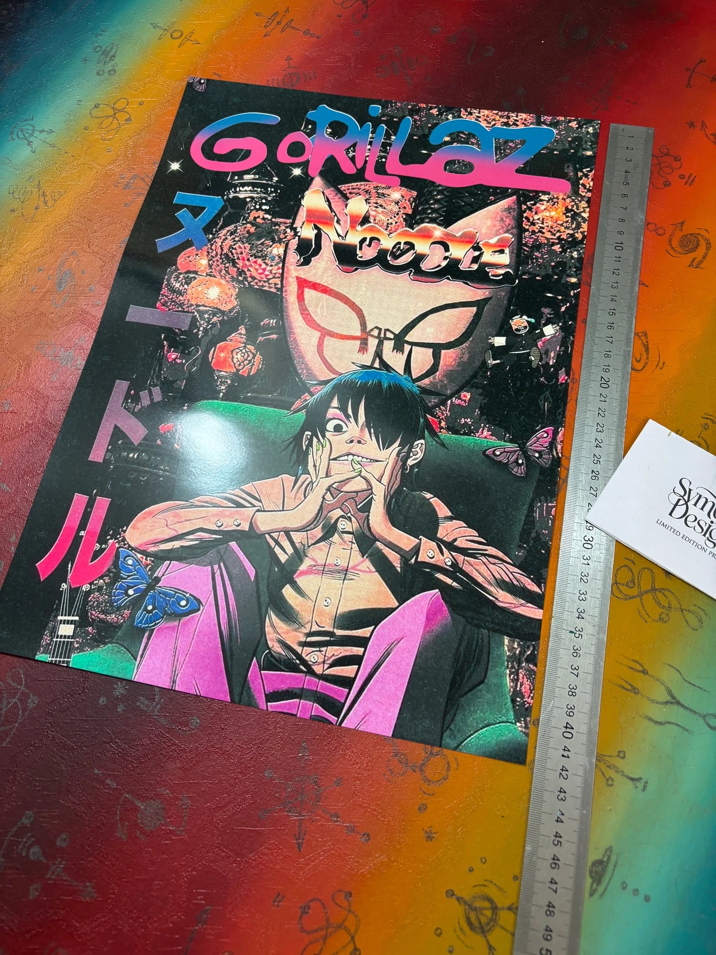GORILLAZ - NOODLE - Symbios Design - Rare Glossy Print