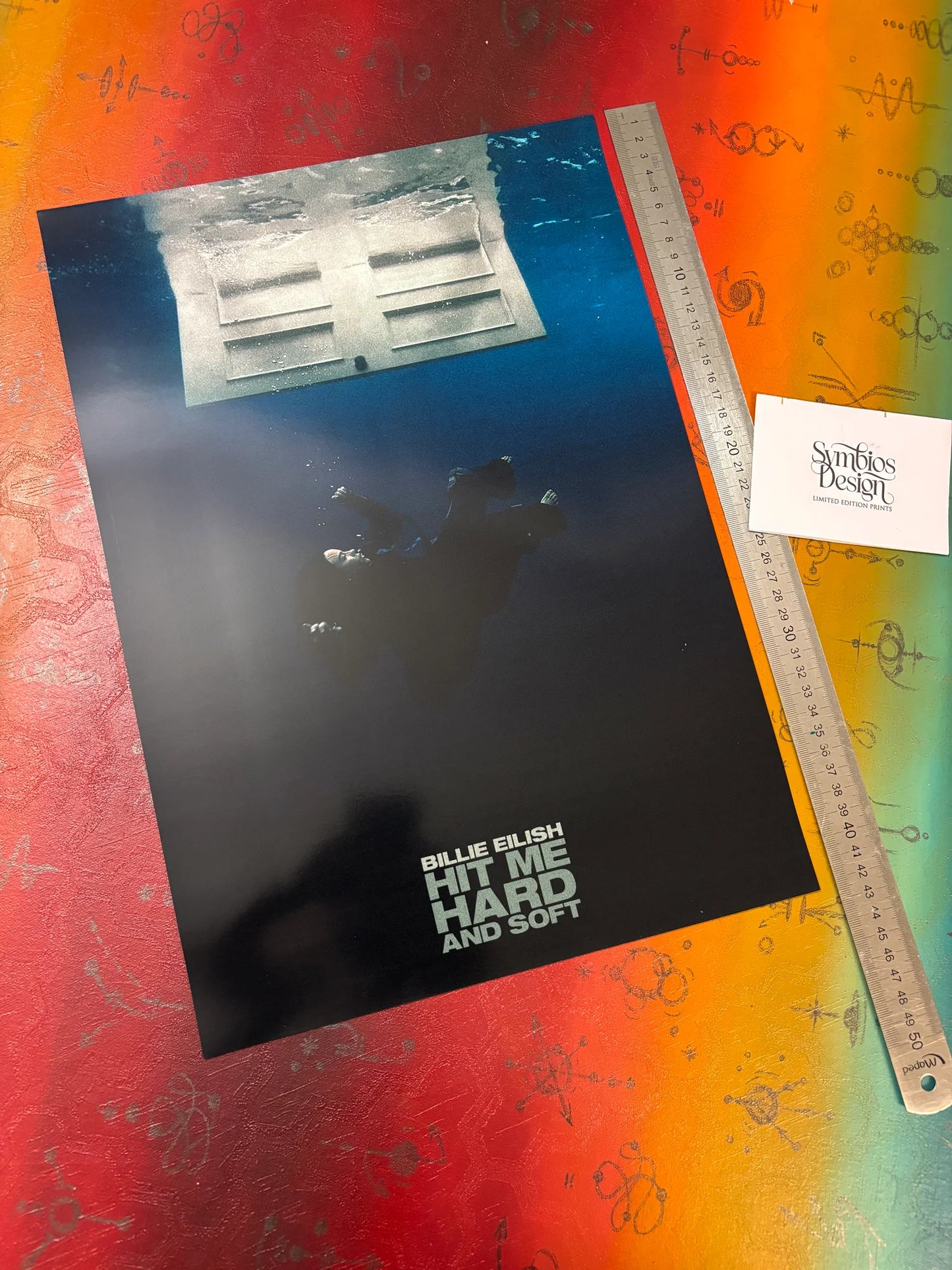 BILLIE EILISH - HIT ME HARD & SOFT - Symbios Design - Rare Glossy Print