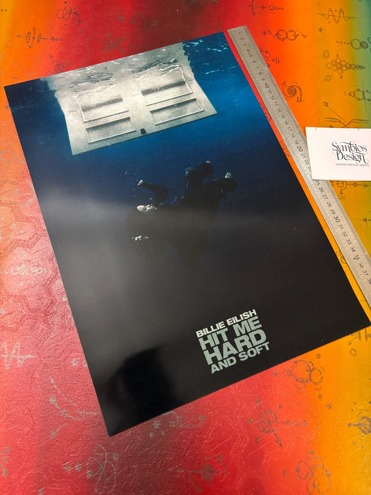 BILLIE EILISH - HIT ME HARD & SOFT - Symbios Design - Rare Glossy Print