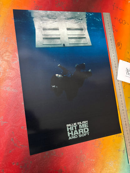 BILLIE EILISH - HIT ME HARD & SOFT - Symbios Design - Rare Glossy Print