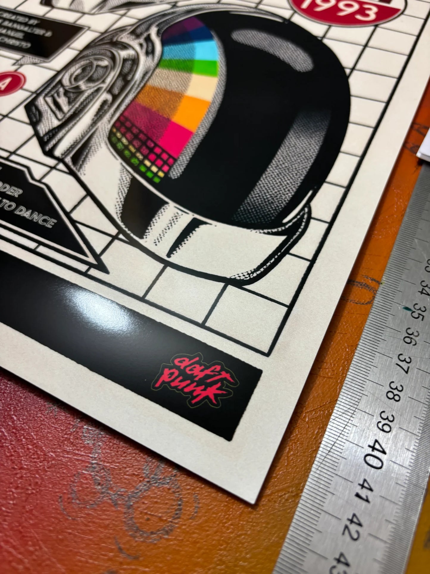 DAFT PUNK - RETRO JAPAN - Symbios Design - Rare Glossy Print