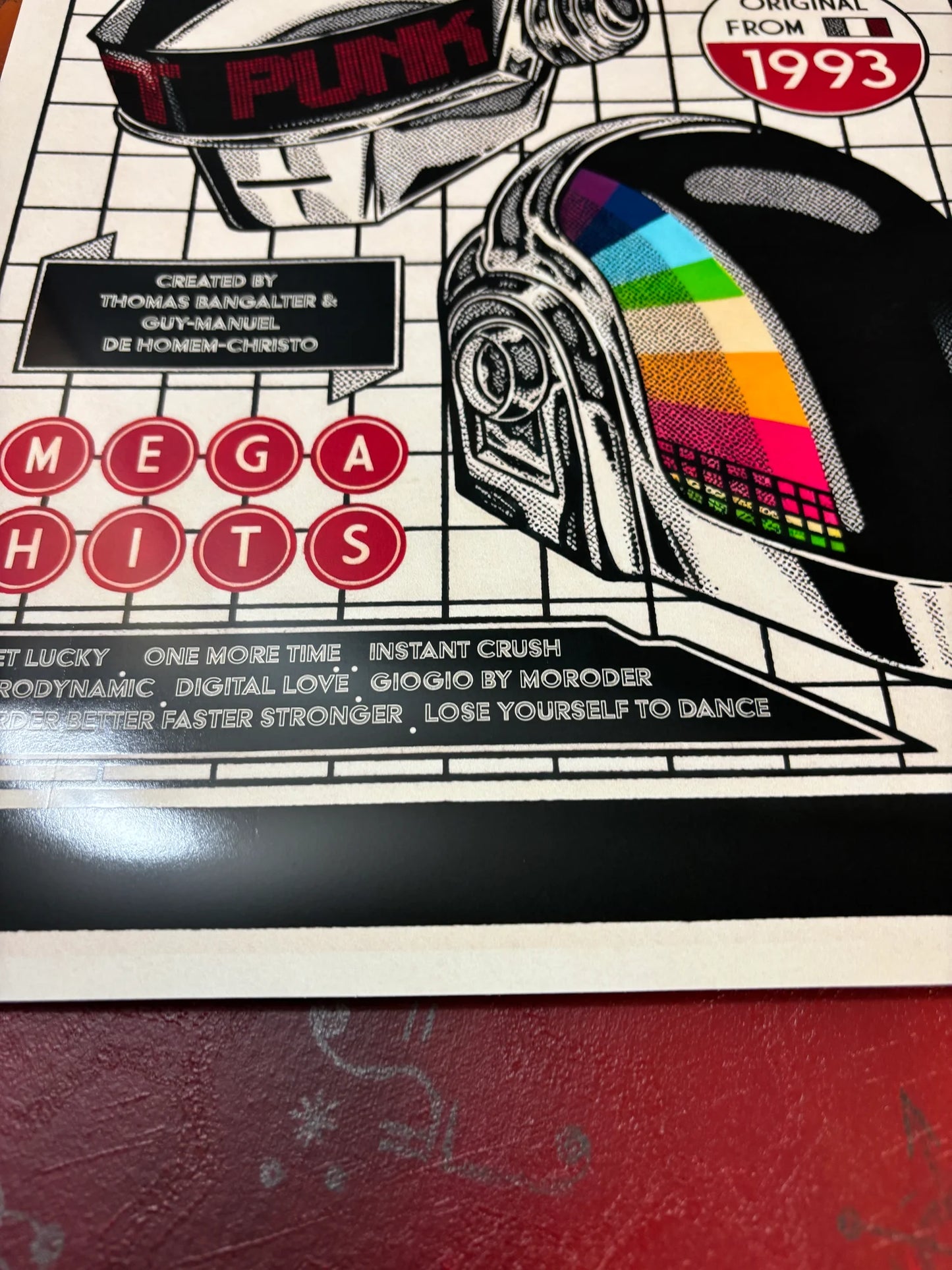 DAFT PUNK - RETRO JAPAN - Symbios Design - Rare Glossy Print