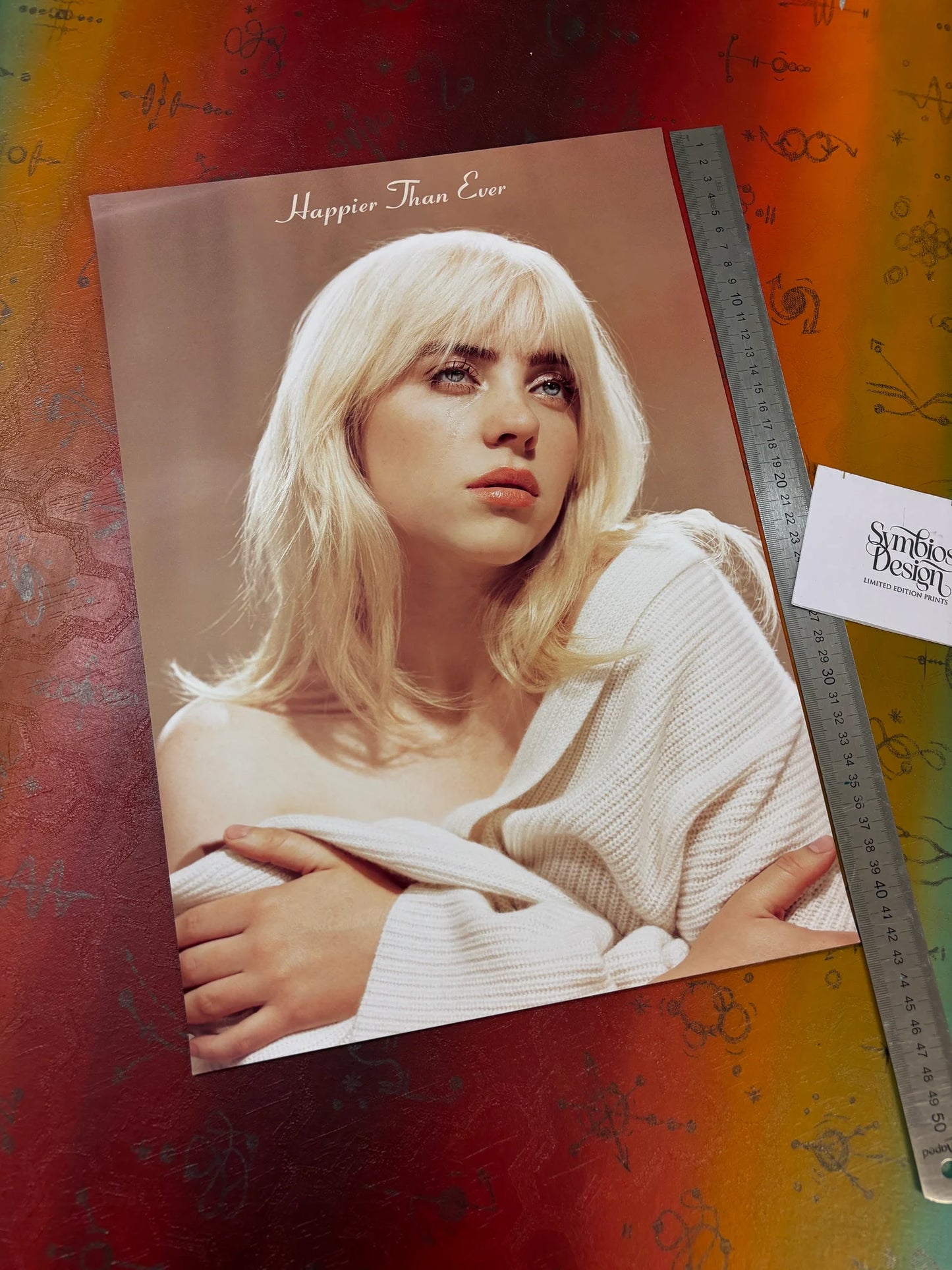 BILLIE EILISH - HAPPIER THAN EVER - Symbios Design - Rare Glossy Print