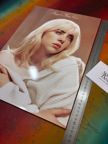BILLIE EILISH - HAPPIER THAN EVER - Symbios Design - Rare Glossy Print