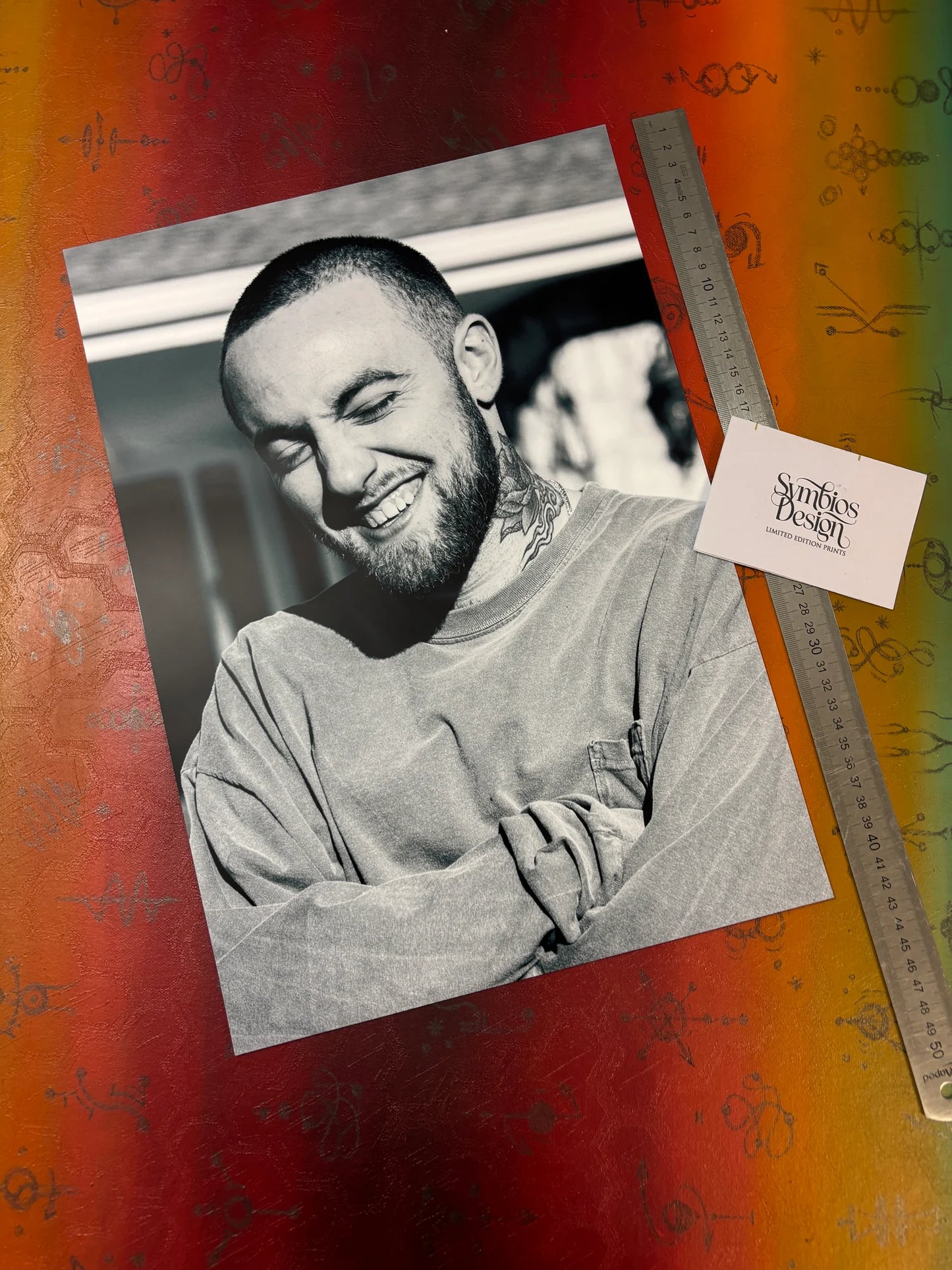 MAC MILLER - PORTRAIT - Symbios Design - Rare Glossy Print