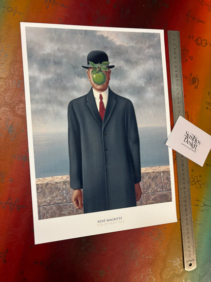 RENE MAGRITTE - SON OF MAN - Symbios Design - Rare Glossy Print