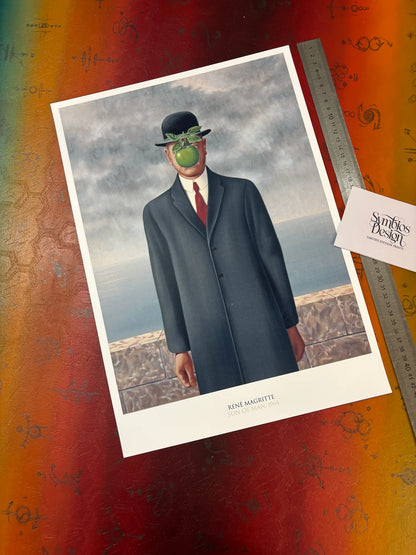 RENE MAGRITTE - SON OF MAN - Symbios Design - Rare Glossy Print
