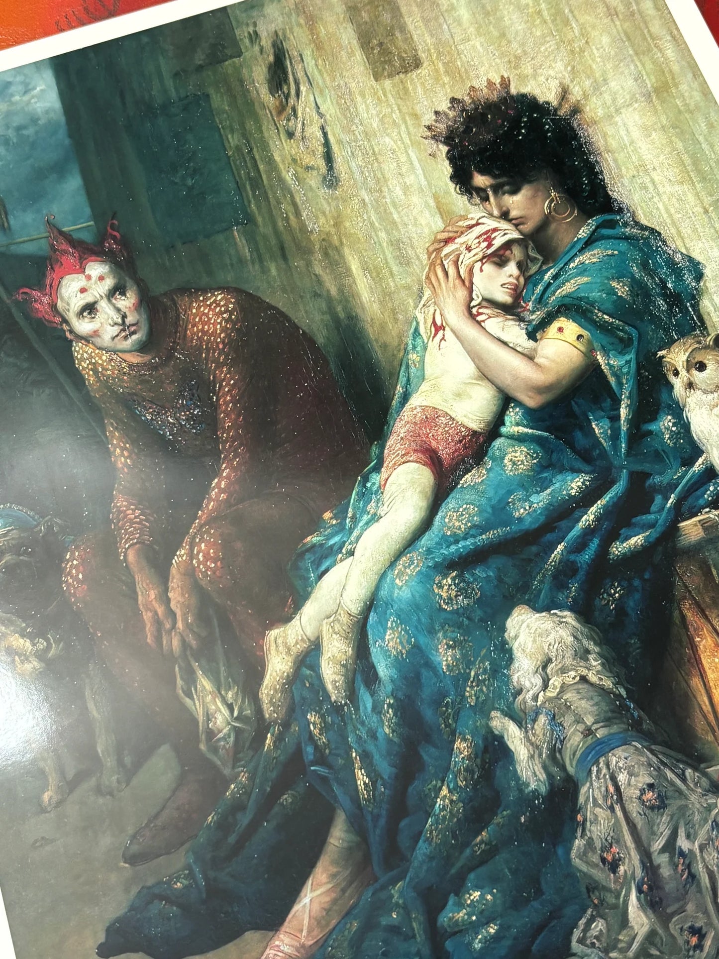 GUSTAVE DORE - THE ACROBATS - Symbios Design - Rare Glossy Print