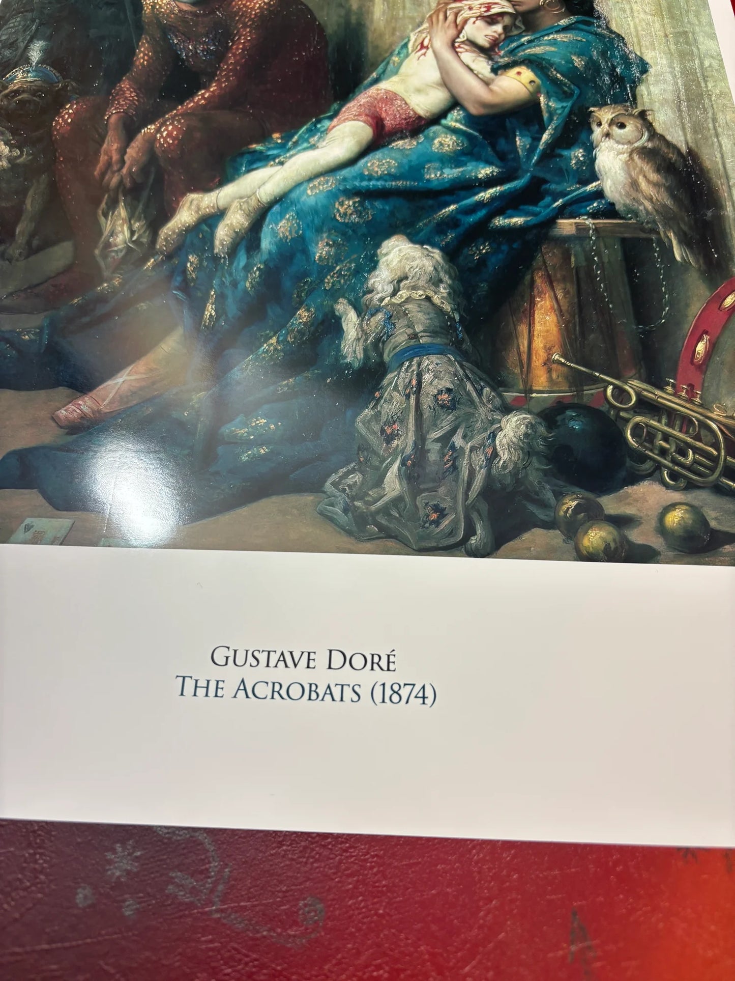 GUSTAVE DORE - THE ACROBATS - Symbios Design - Rare Glossy Print