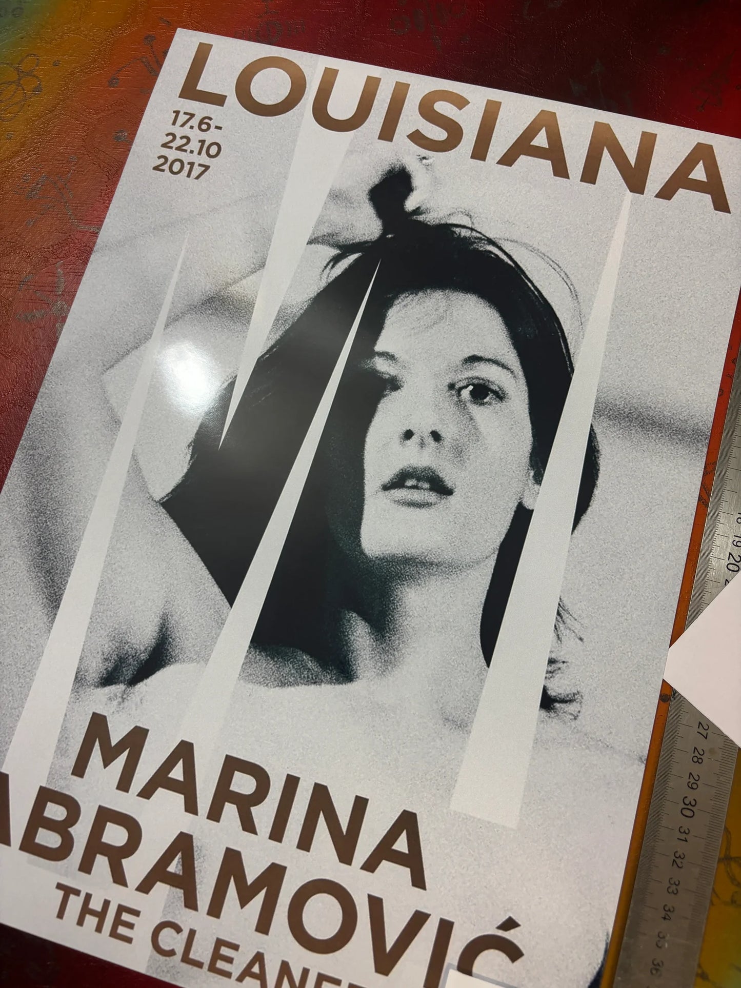 MARINA ABRAMOVIC - THE CLEANER - Symbios Design - Rare Glossy Print